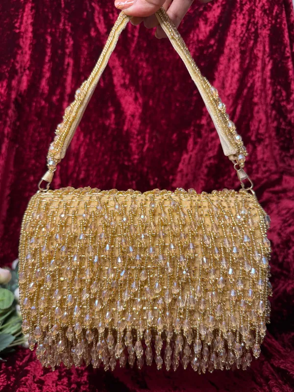 Gold_Crystal_Tassel_Clutch